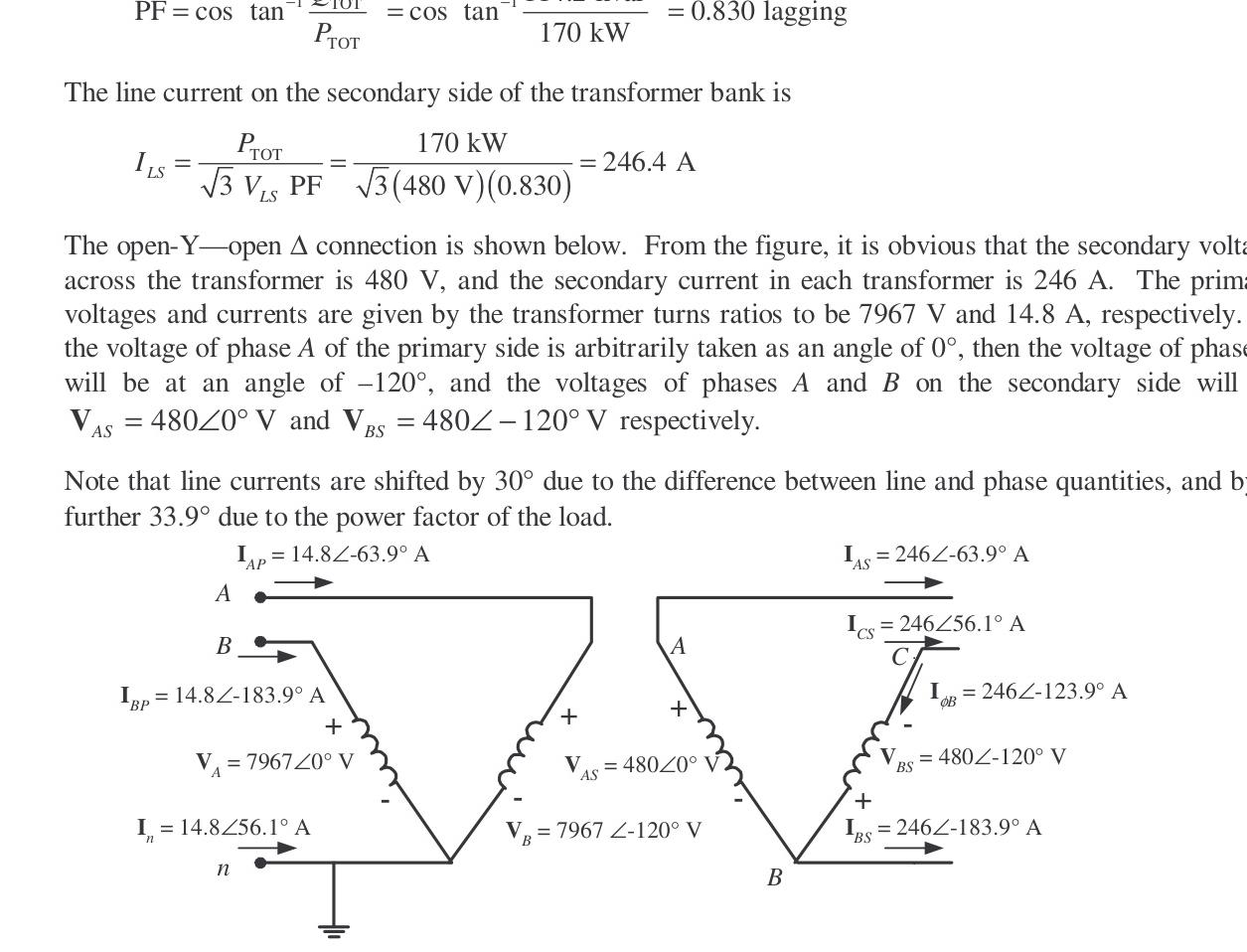 Open-Y Open-Delta Connection