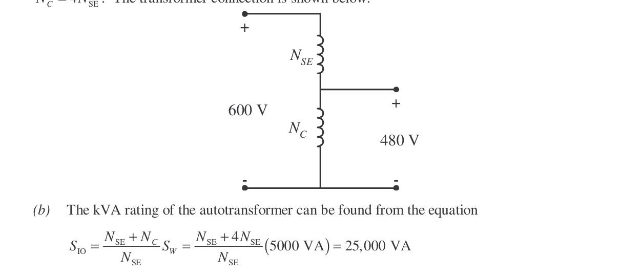 Step-Down Autotransformer to 480 V
