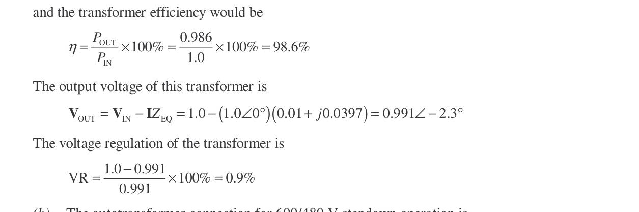 Step-Down Autotransformer 600/480 V
