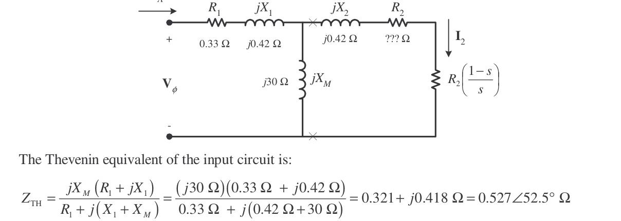 Problem 7-19 Equivalent Circuit